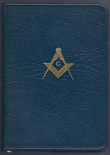 1968. Leather Bound. Holy Bible Masonic Temple Illustrated Edition, and King… — product photo