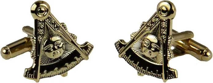 4031792 Past Master Cufflinks Masonic Cuff Links Master Mason Apparel — product photo