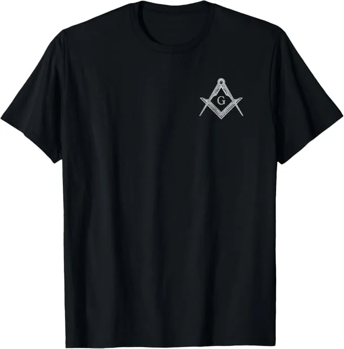 Freemason Symbol Square & Compass Grand Lodge Masonic T-Shirt — product photo