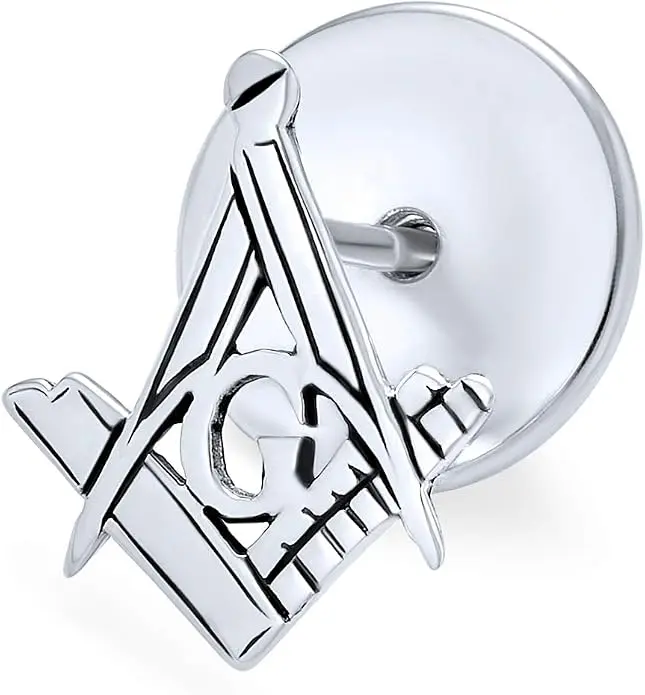 Freemasons Masonic Compass Symbol Lapel Pin Apprentice Square For Men For… — product photo