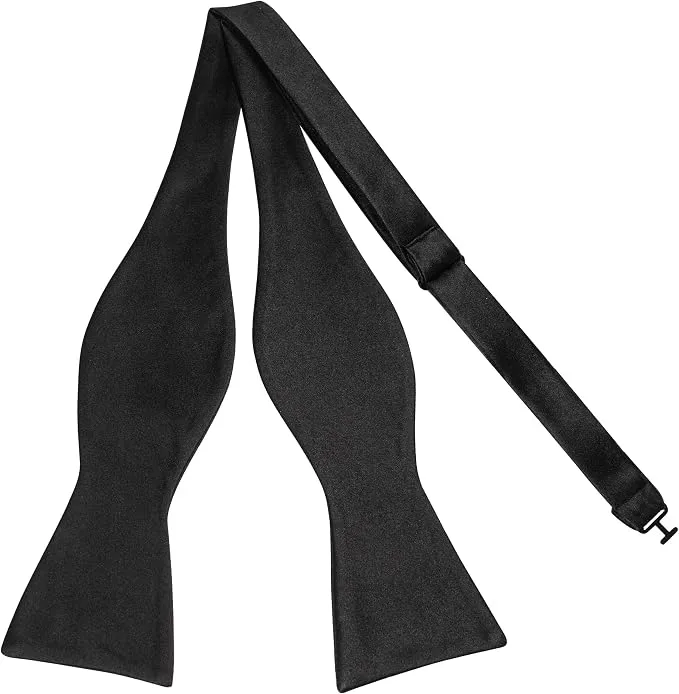 JEMYGINS Solid Color Mens Bowtie Self Bow Tie Formal Bow Tie — product photo