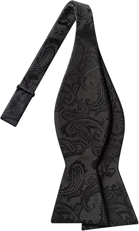 KissTies Mens Self-Tied Bow Tie Paisley Bowties For Men — product photo