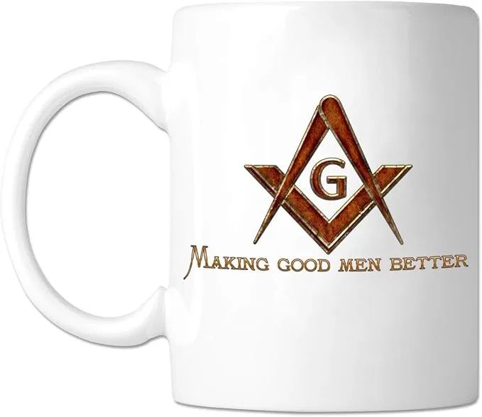 Making Good Men Better Masonic Coffee Mug - [11 oz.] — product photo