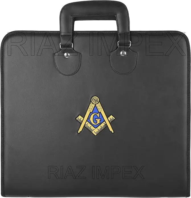 Masonic Regalia Soft Apron Carrying Case Master Mason/Past master Case… — product photo