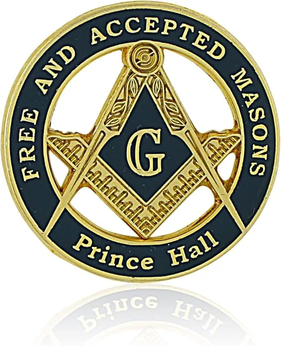 Prince Hall Free and Accepted Mason Lapel Pin — product photo