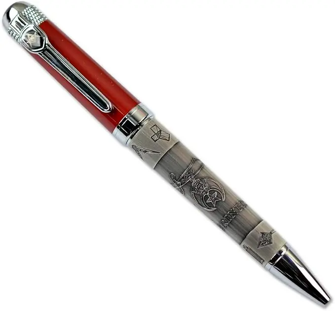 Shriner Masonic Ball Point Pen — product photo