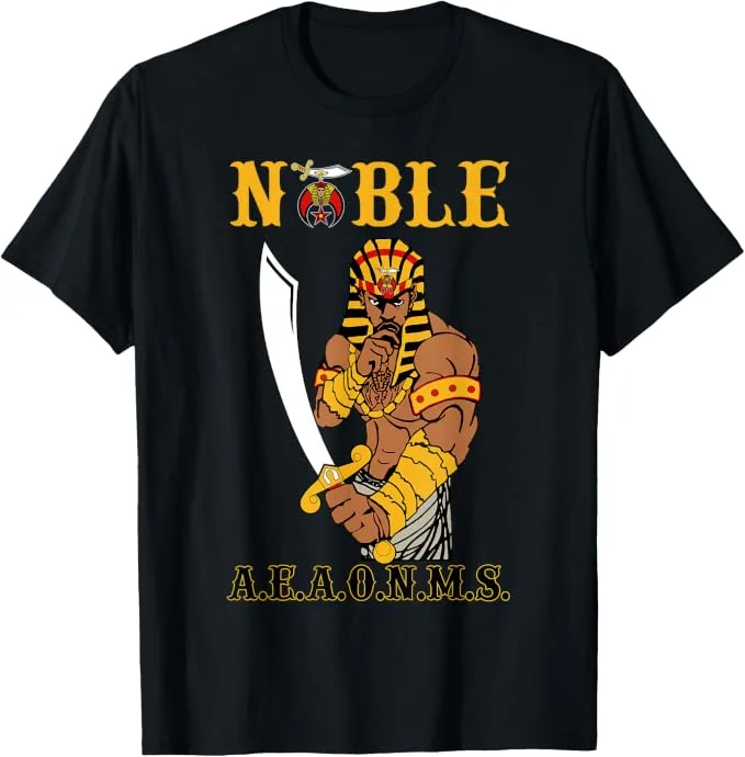 Shriner Noble Pharaoh Mason PH Shriner AEAONMS Father's Day T-Shirt — product photo